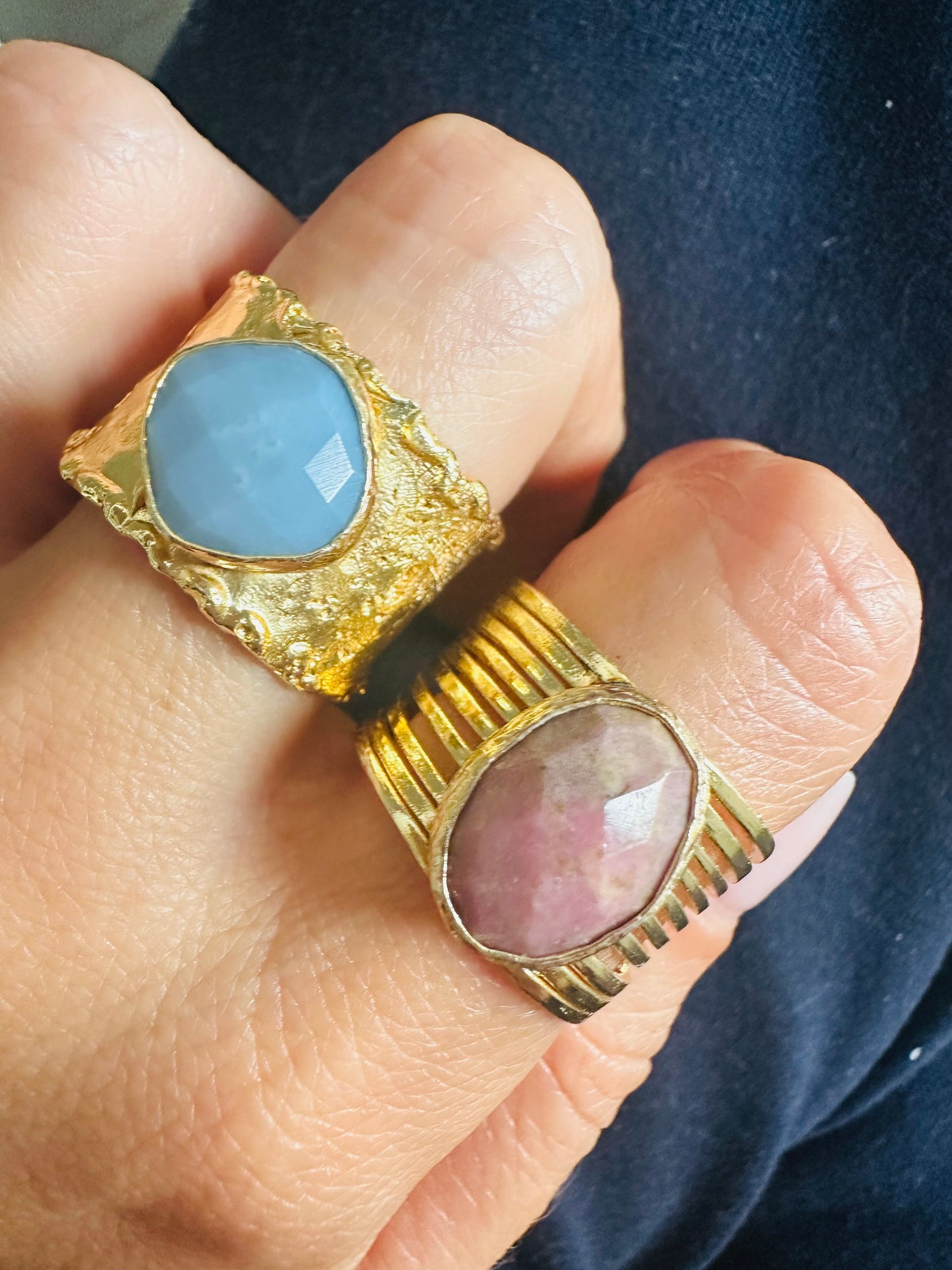Anello Alexandra Calcedonio