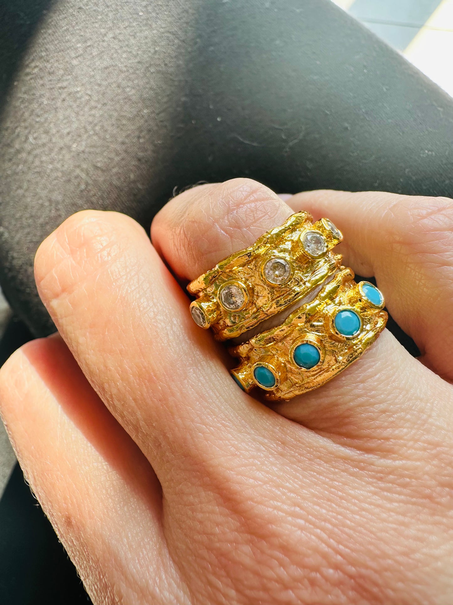 Anello Paris Turchese