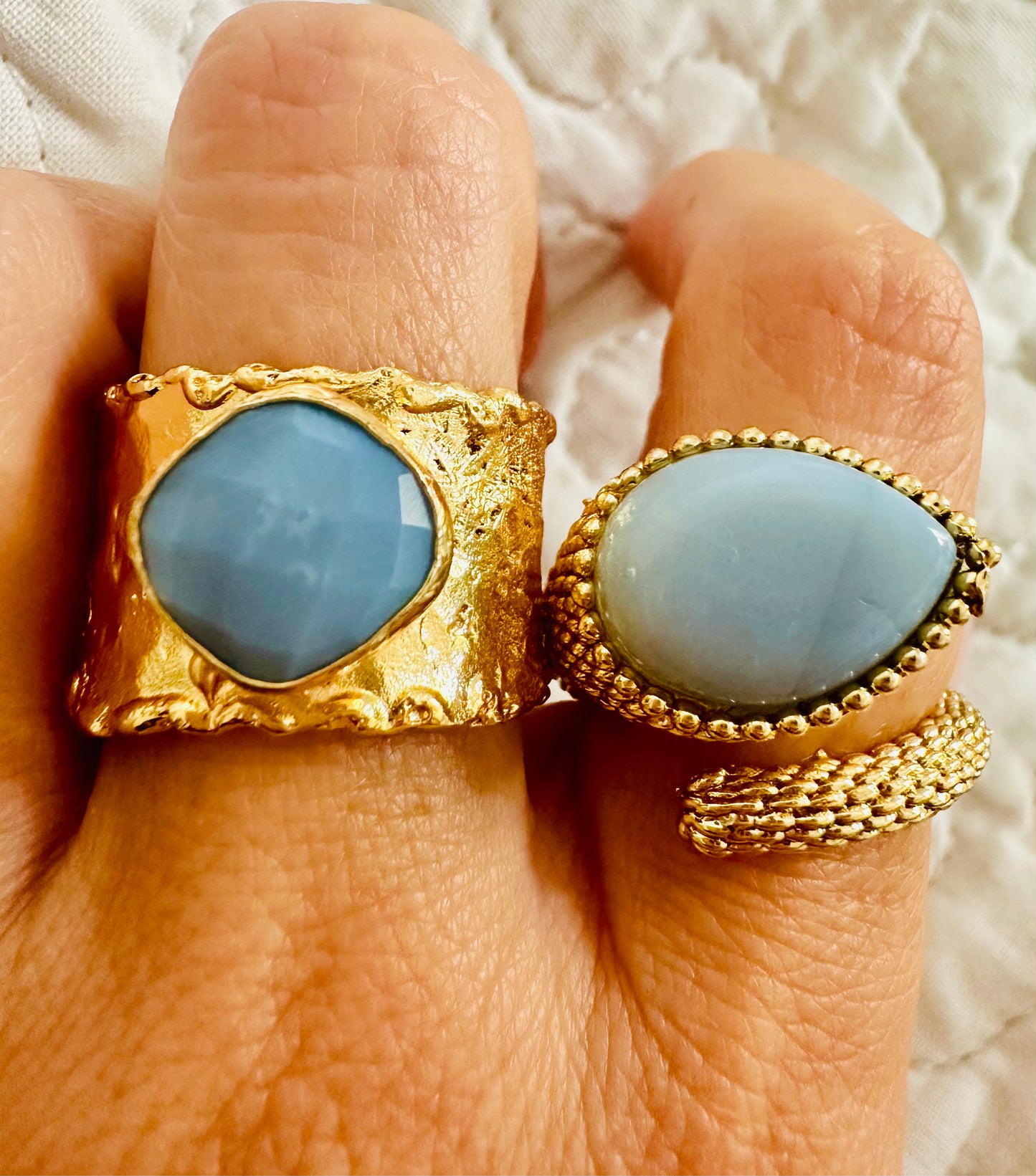 Anello Alexandra Calcedonio