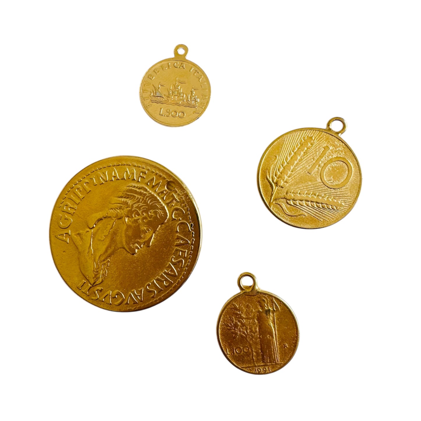 Ciondolo Moneta 10 lire