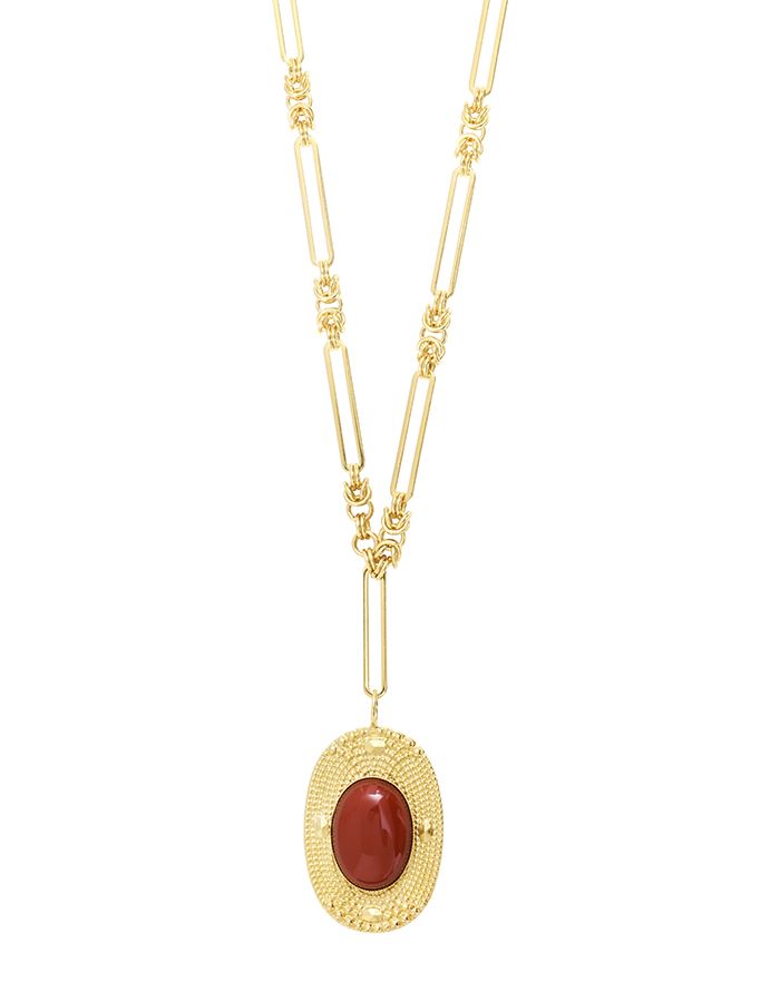 Collana Charlotte Corniola