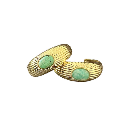 Bracciale Rigato Turchese