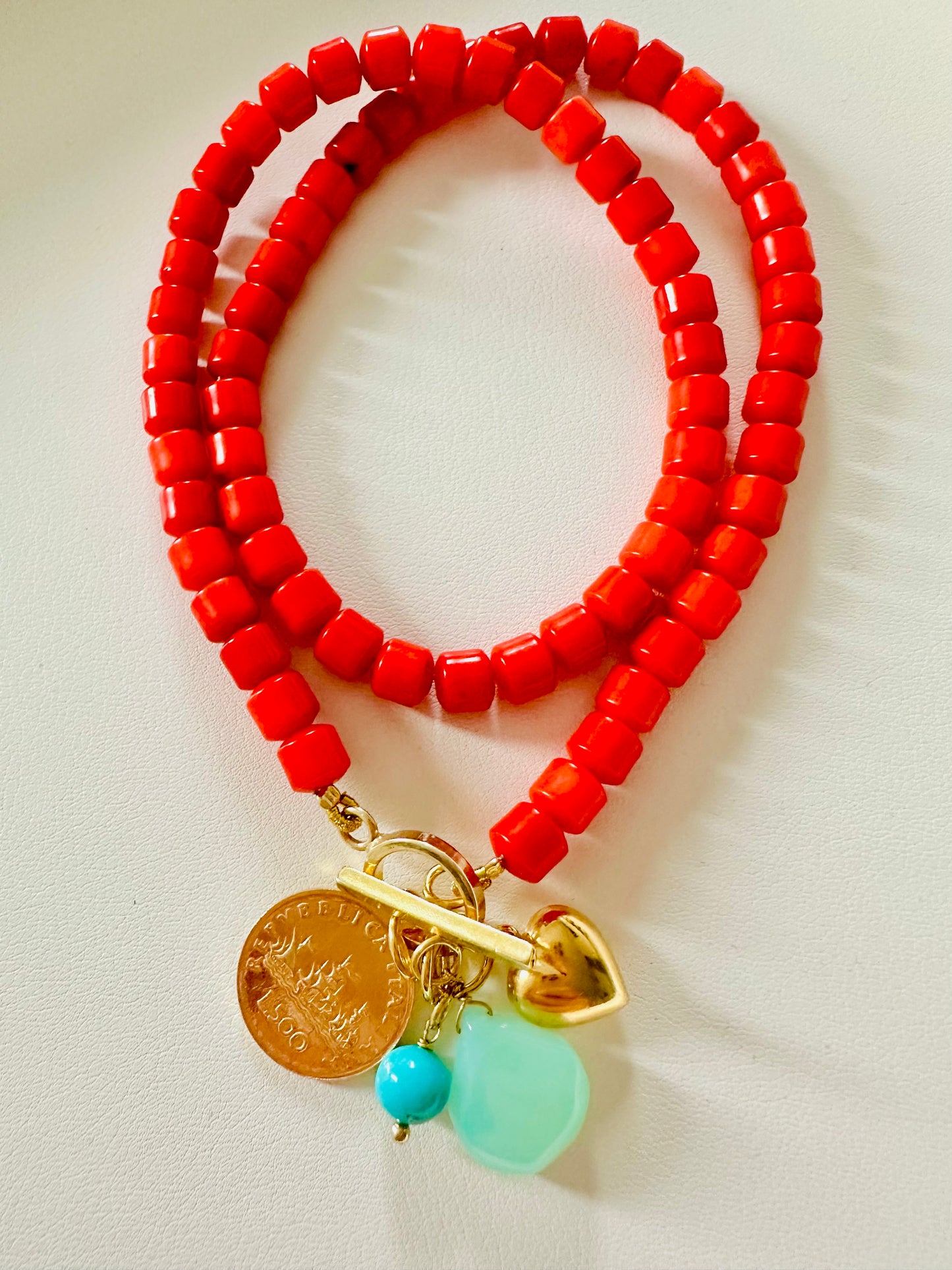 Collana Coral Passion
