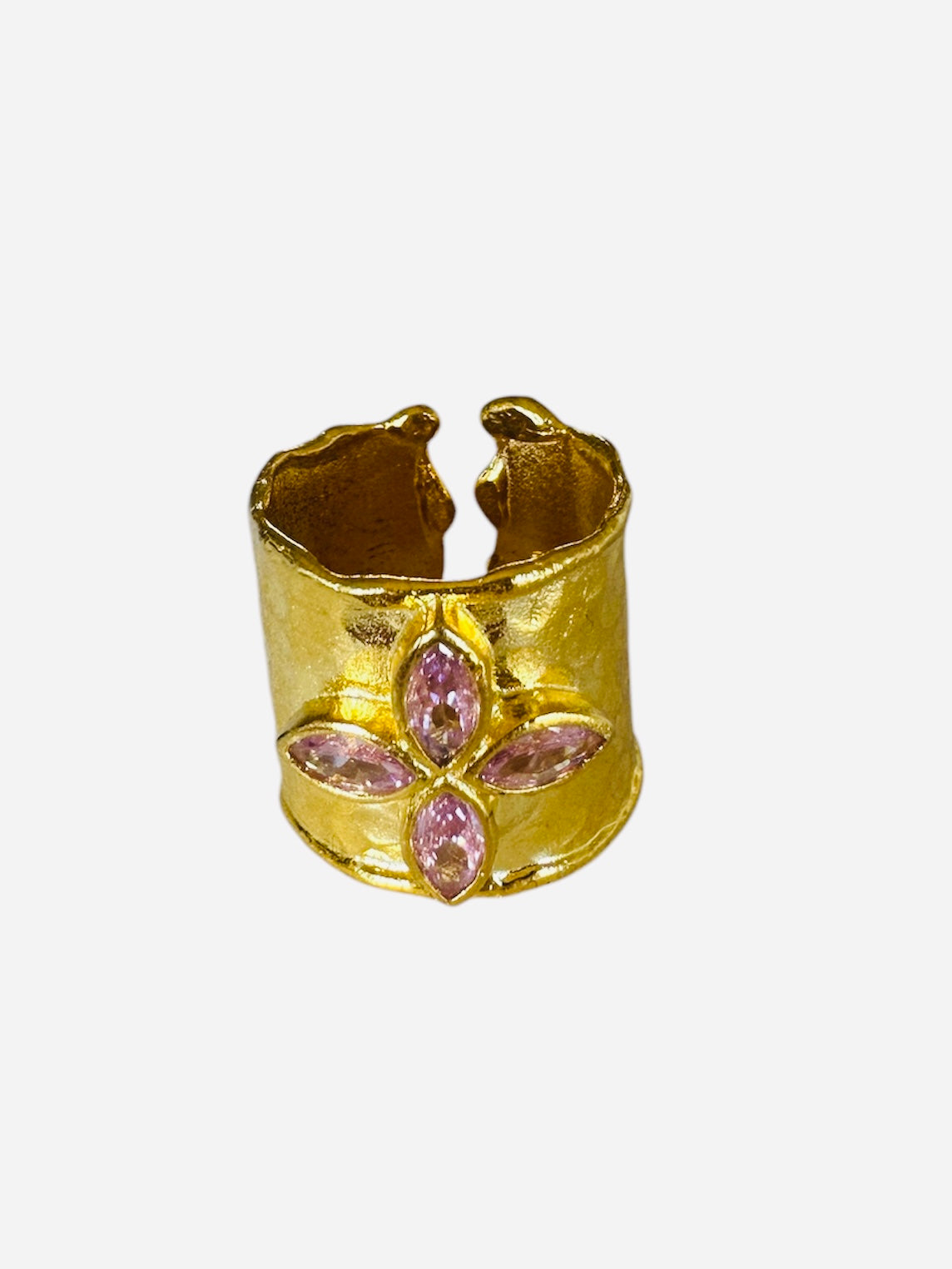 Anello fascia Pink  Flower