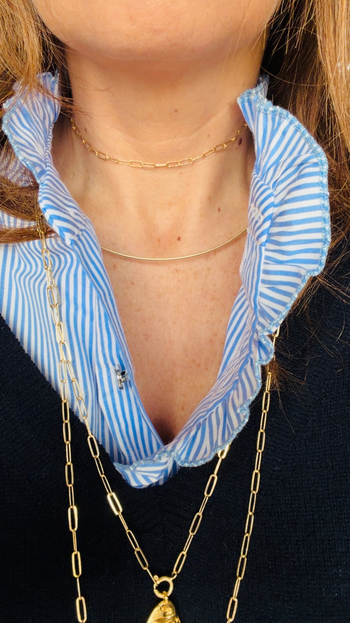 Collana Circle ottone