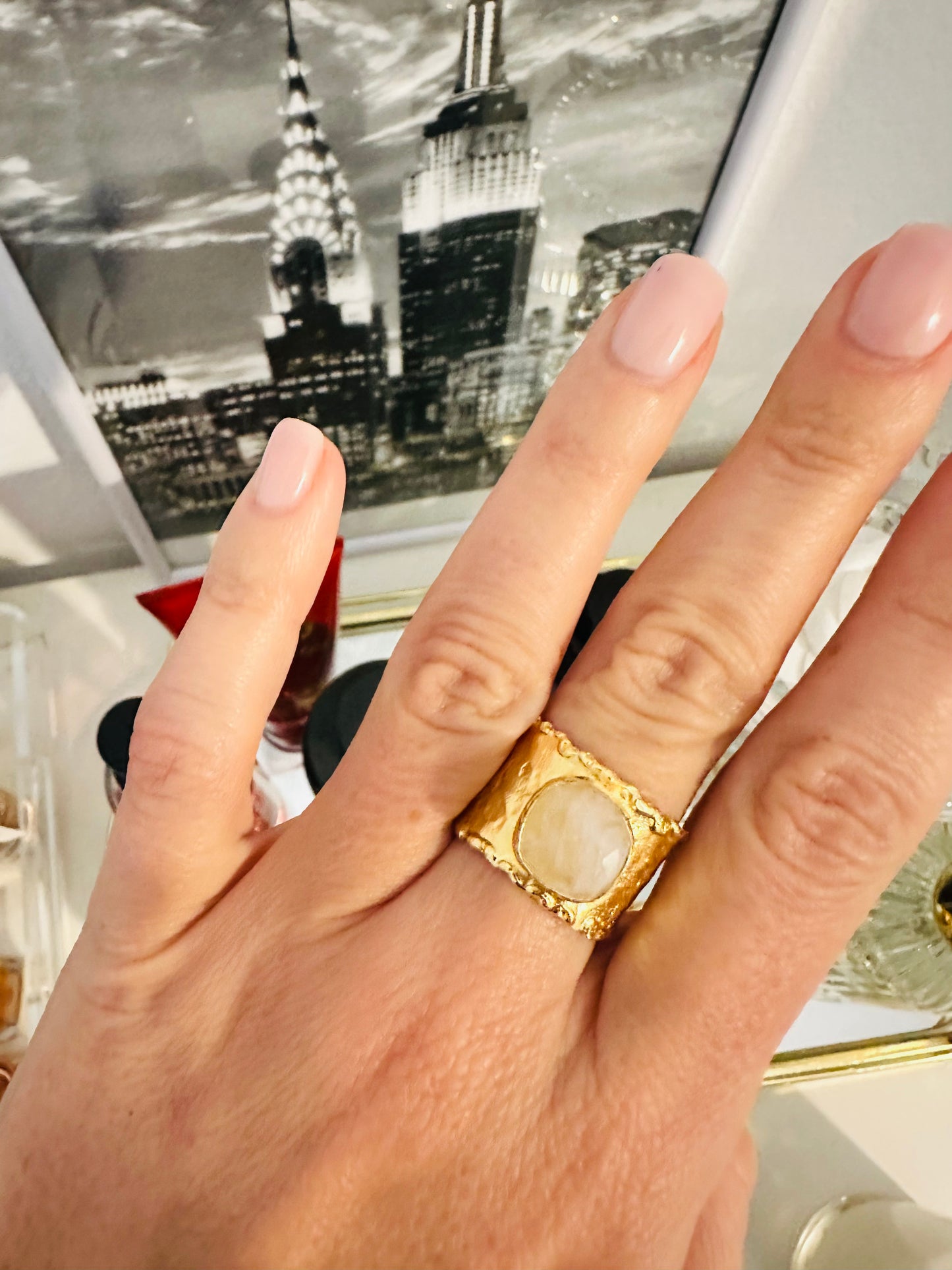 Anello Alexandra Moonstone