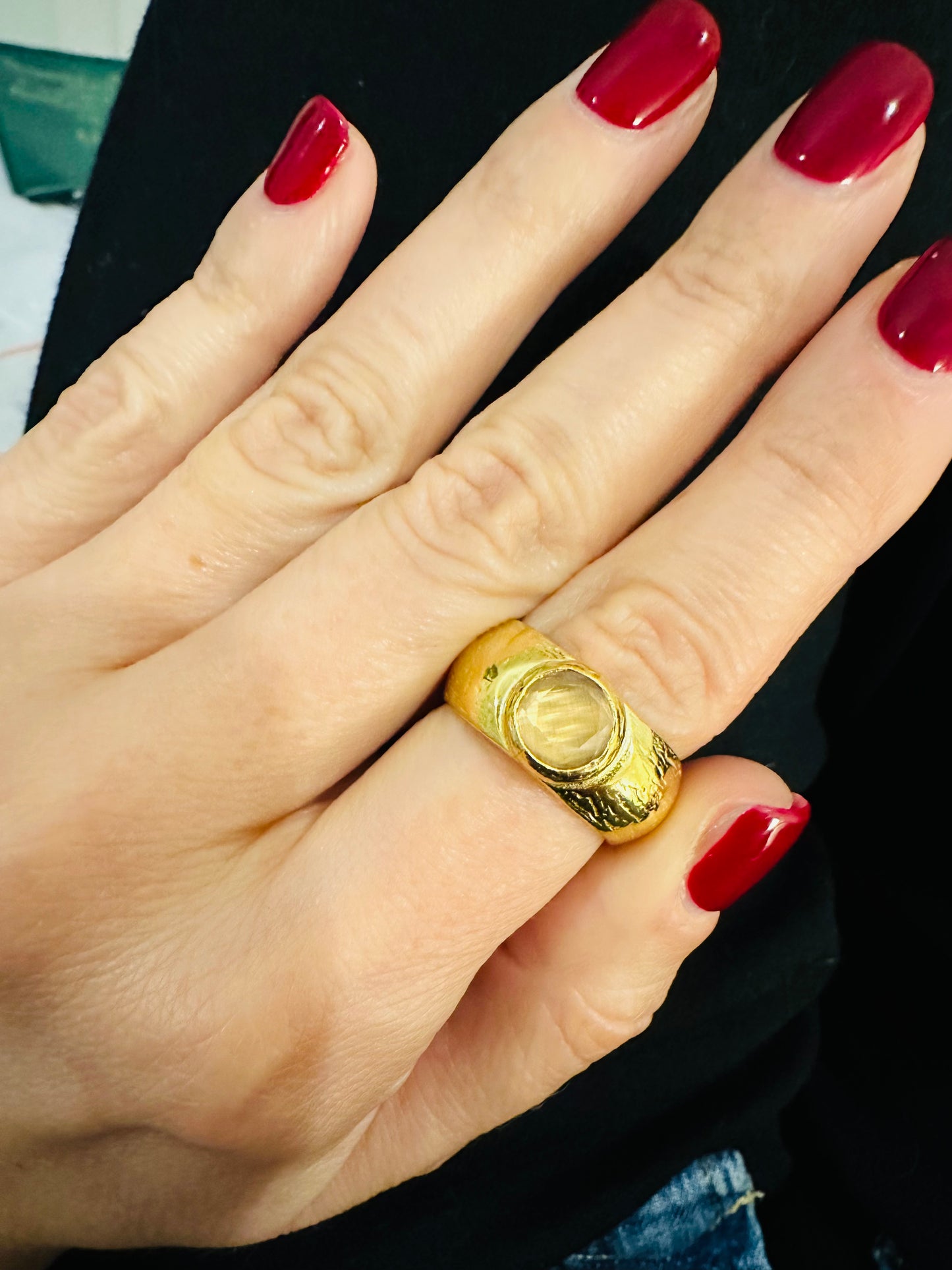 Anello Faeze rosa antico