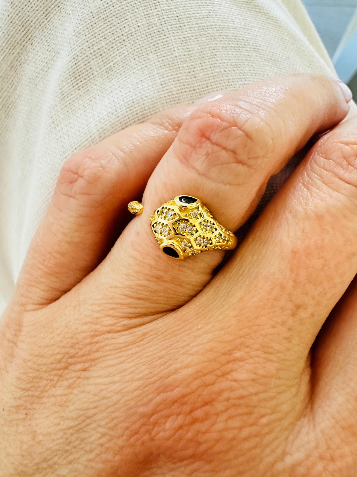 Anello fedina serpente