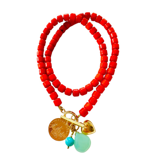 Collana Coral Passion
