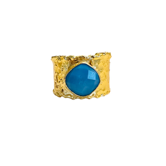 Anello Alexandra Calcedonio