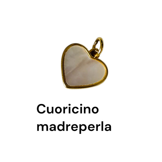 Ciondolo Cuoricino Madreperla