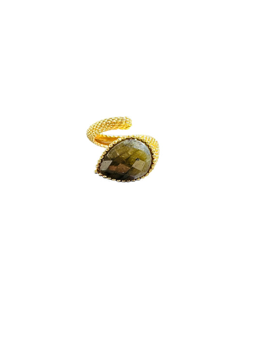 Anello Labradorite