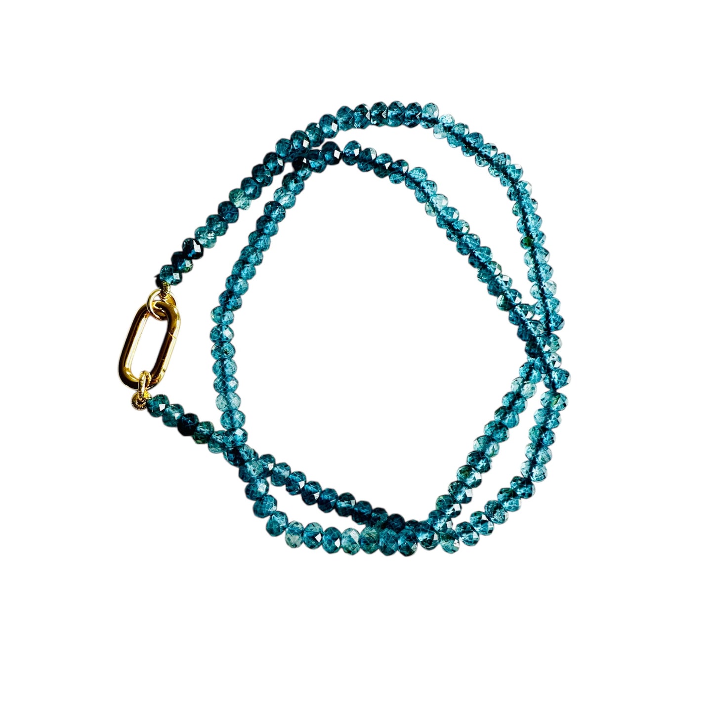 Collana Bianca  Topazio Blu London