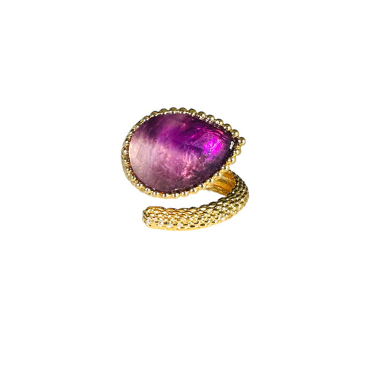 Anello Serpente Ametista