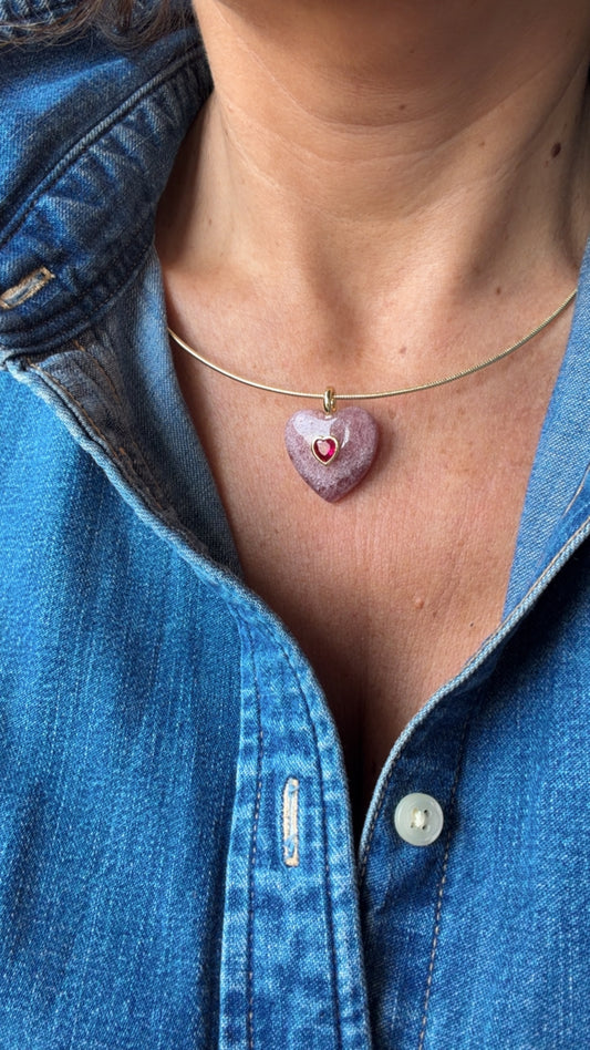 Collana Circle ottone