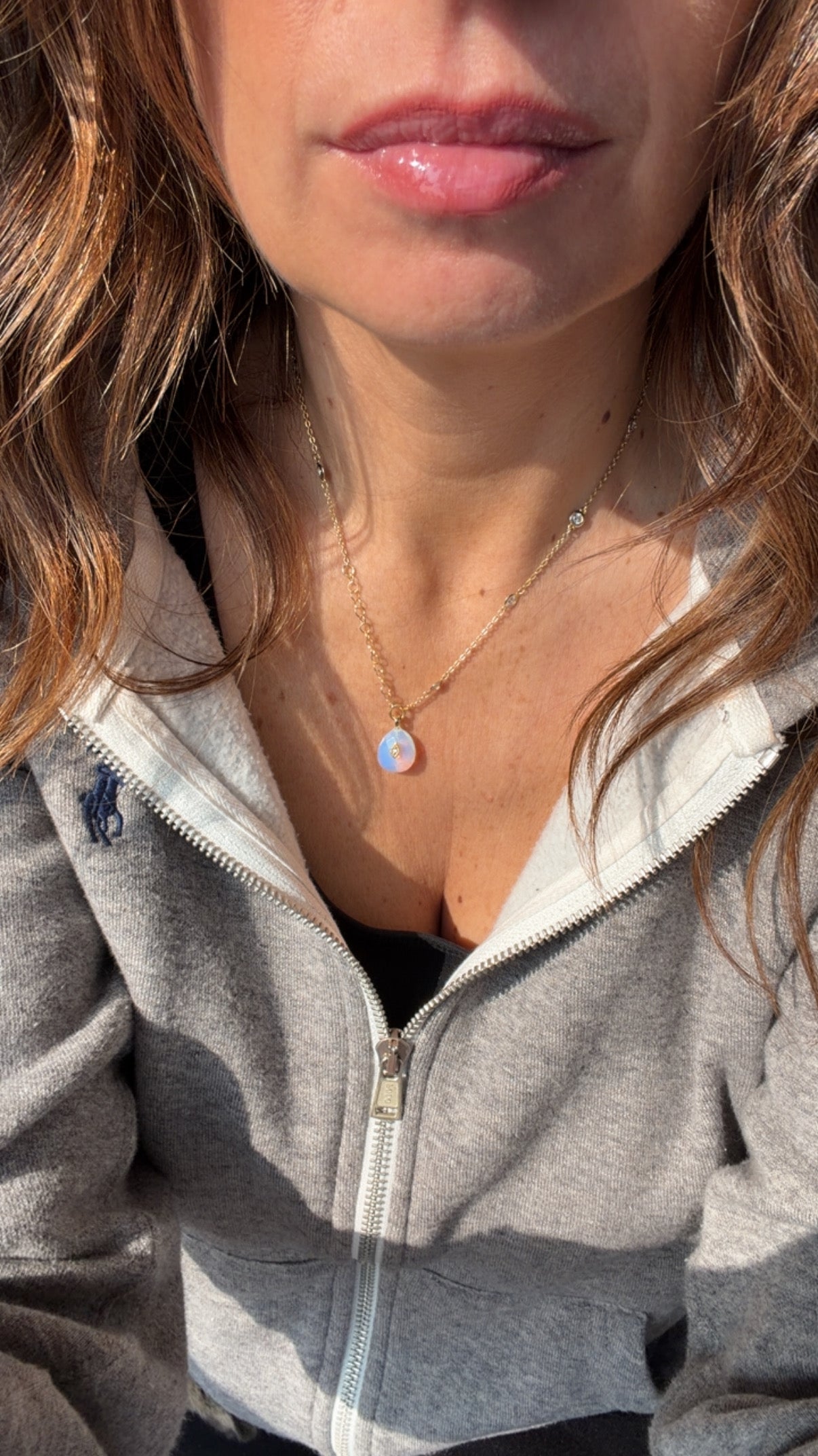 Ciondolo Goccia Pietra di Luna