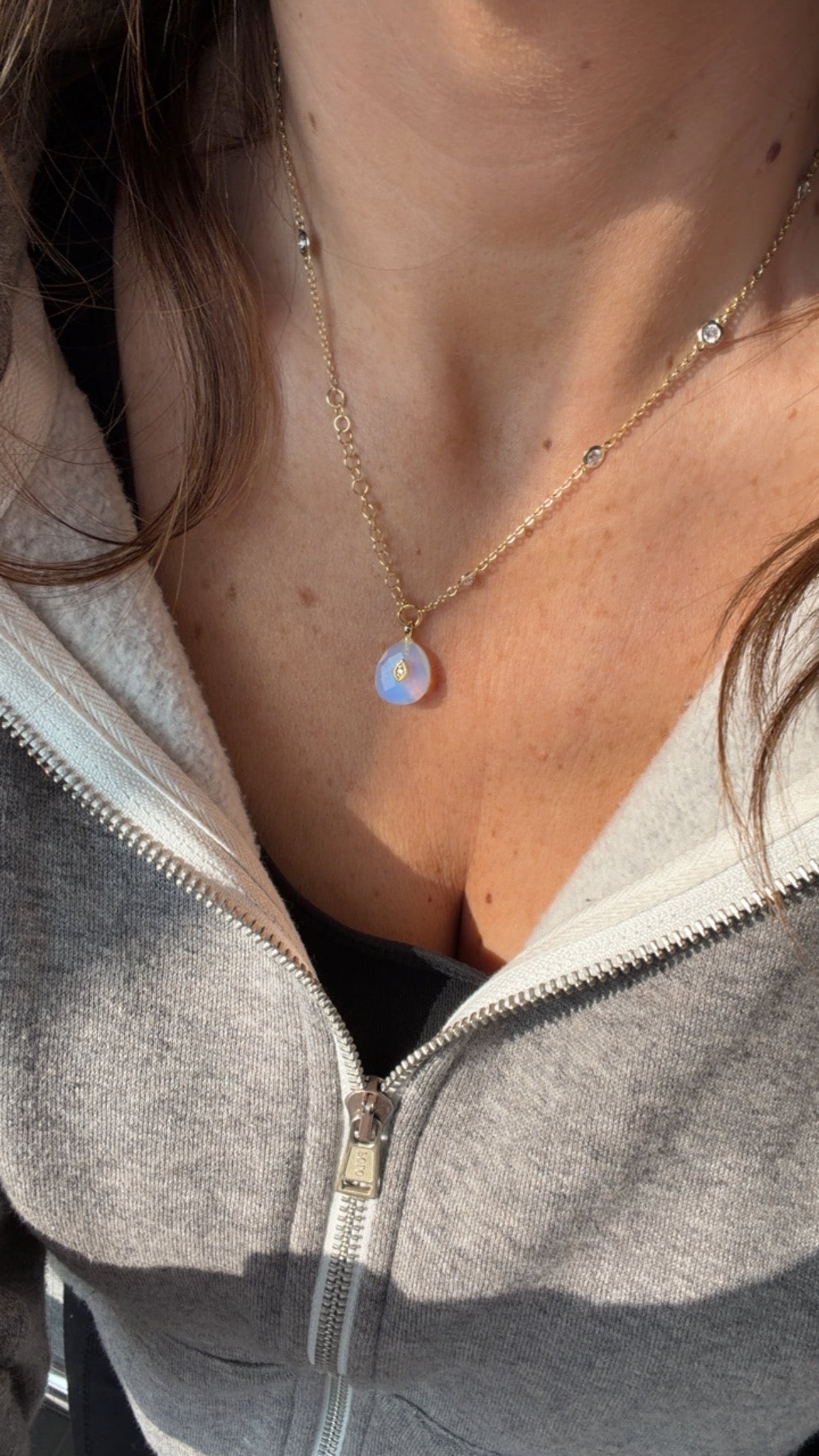 Ciondolo Goccia Pietra di Luna