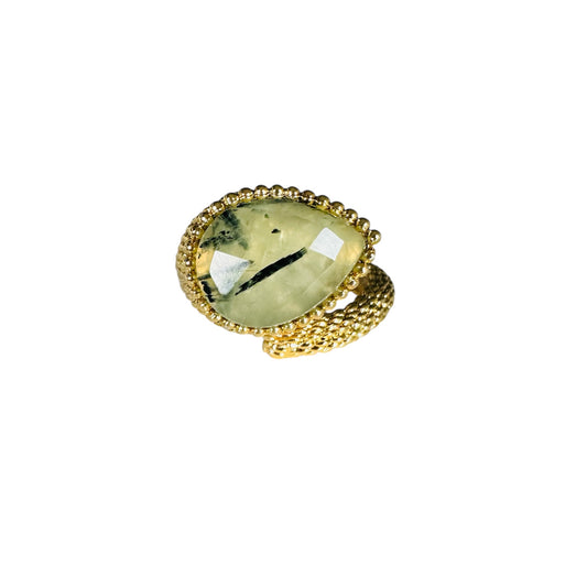 Anello Serpente con Prenite
