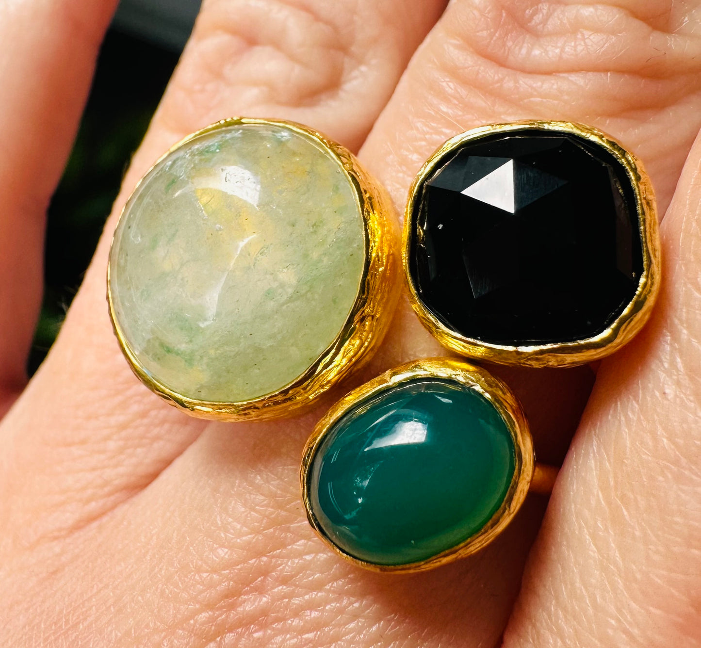 Anello Tre Pietre (Variante Nero)