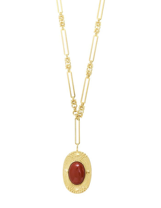 Collana Charlotte Corniola